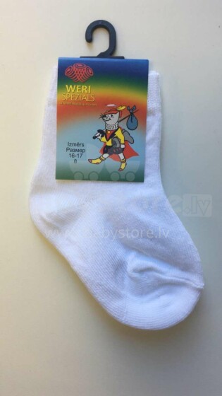 Weri Spezials Art.1001 Laste puuvillased sokkid