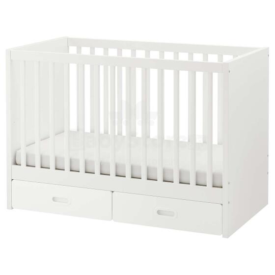 Made in Sweden Fritids/Stuva Art.892.531.69   Детская деревянная кроватка с ящиками 120х60