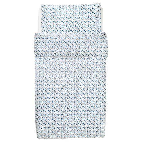 Made in Sweden Gulsparv Art. 204.270.68  Kokvilnas gultas veļas komplekts no 2 daļam (125x110 cm)