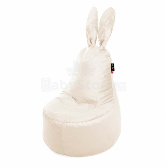 Qubo Mommy Rabbit Velvet Art.112604 Vanille Sēžammaiss, Puffs, Mīkstais bean bags