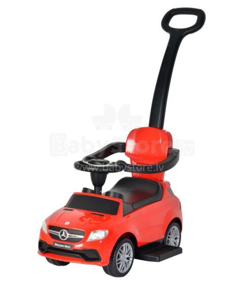 Aga Design Mercedes Benz Art.3288 Red Bērnu stumjamā mašīna ar rokturi