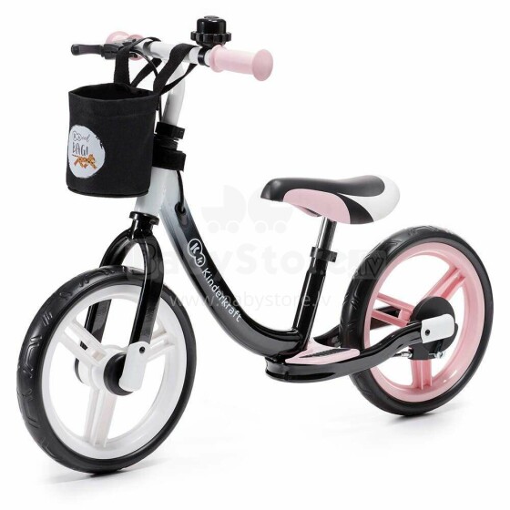 KinderKraft Space Art.112816 Pink Детский велосипед - бегунок с металлической рамой