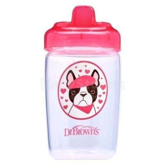 Dr.Browns  Straw Cup Art.TC21012-INTL Krūzīte  no 12 mēnešu vecuma, 350 ml