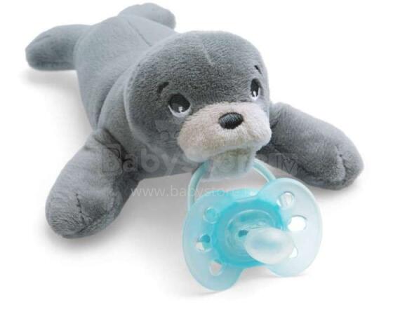 Philips Avent Art.SCF348/14 Плюшевая игрушка с пустышкой Ultra soft 0-6 мес.
