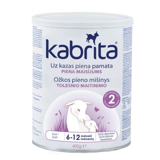 Kabrita Gold 2 Art.1003796  Адаптированая сухая молочная смесь на основе козьего молока(6-12 мес.), 400г