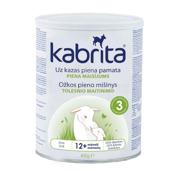 Kabrita Gold 3 Art.1003797   Адаптированая сухая молочная смесь на основе козьего молока(12+ мес.), 400г