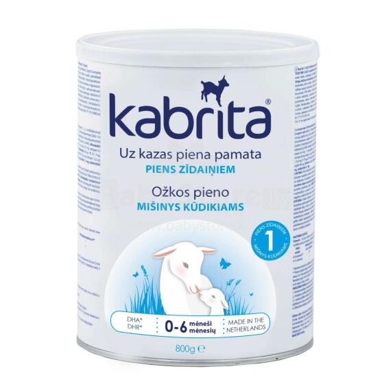 Kabrita Gold 1 Art.120921200  Mākslīgais piena maisījums uz kazas piena bāzes (0-6 mēn),800g
