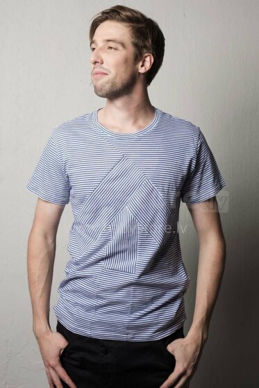 Reet Aus Up-shirt Men  Art.113317 Blue/white Stripes vasaras t-krekls