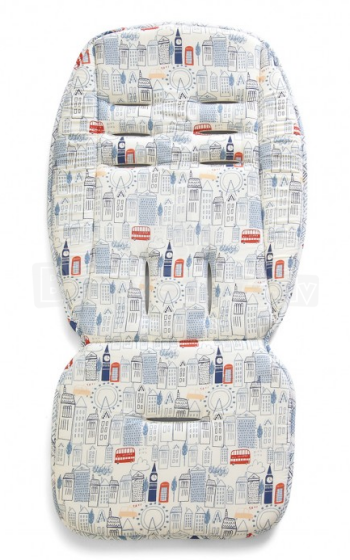 Mamas&Papas Liner Memory Foam Art.113349 London Skyline  ratu ieliknis