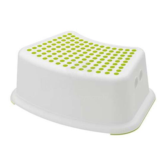 Made in Sweden Forsiktig Art.602.484.18  children's stool white/green
