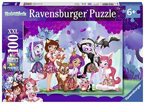 Ravensburger Puzzle Enchantimals Art.R10945 dėlionė 100vnt.