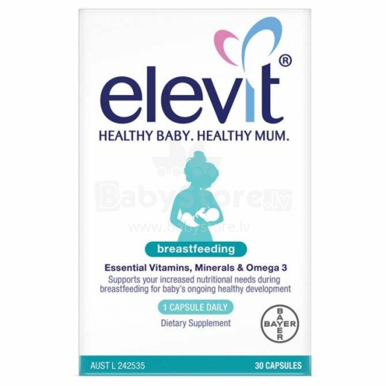 Elevit Breastfeeding Art.113470 Vitamīni mamiņām,30 kapsulas