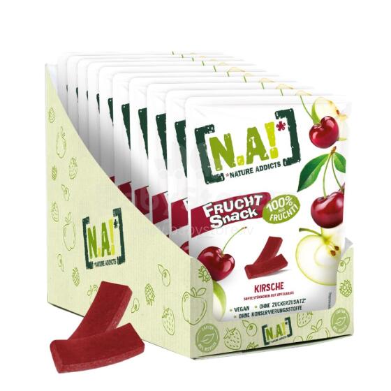 NA! Cherry/Apple Fruit Snack Art.113525 ķiršu/ābolu strīpas 35g