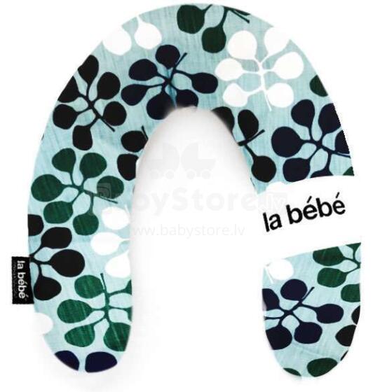 La Bebe™ Rich Maternity Pillow Memory Foam Art.113572 Blue Leaf Fall, 30x104 cm
