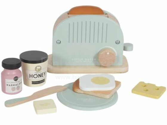 Little Dutch Toaster Set Art.4461 Puust rösteri komplekt