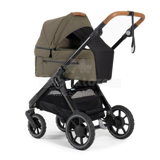 Emmaljunga Sento Max Outdoor Art.113608 Olive Stroller with cradle