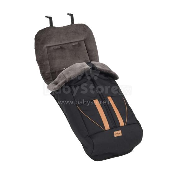 Emmaljunga Allround Footmuff Art. 41912 Outdoor Black Universālais guļammaiss