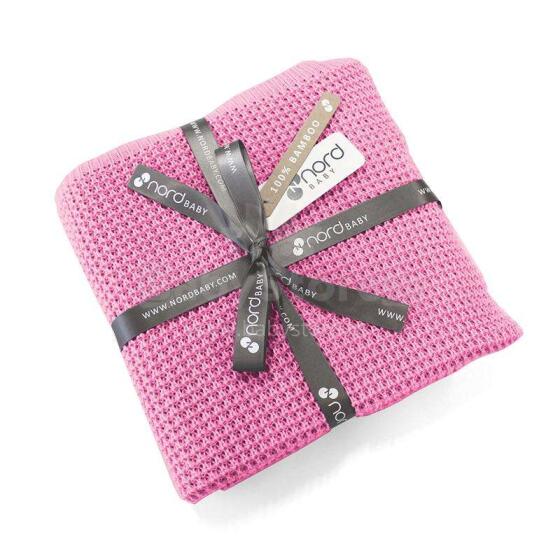 NordBaby Waffle Blanket Art.205686 Fairy Tale Pink