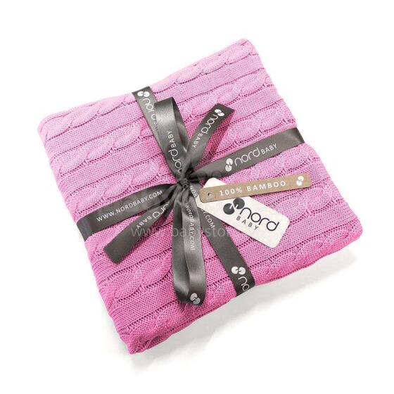 NordBaby Knitted Blanket Art.205685 Fairy Tale Pink