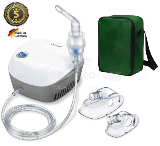 Beurer Respironics Elegance Compressor Inhalator Art.113733IH18 Kompresora inhalators(soma dāvana)