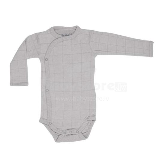 Lodger Romper Solid Art.RS052 Mist   Бодик с длинным рукавом, 100% трикотаж