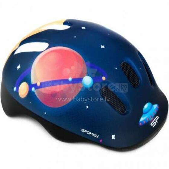 Spokey Mars Art. 926855 Sertificēta, regulējama ķivere bērniem (52-56izm)
