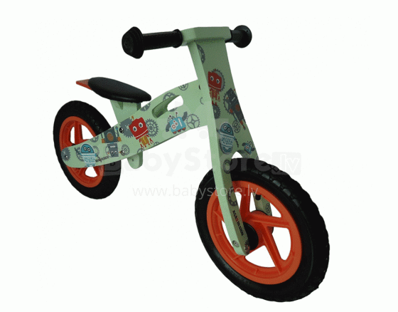 Aga Design Art.113920 Robot Bērnu skrejritenis ar gumijas riteņiem