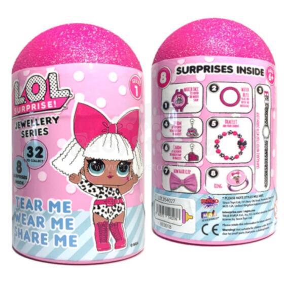 LOL Surprise Jewellery Set Art.FL22143 Набор украшений с часами для девочки