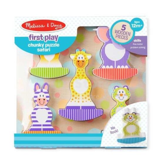 Melissa&Doug Chunky Puzzle Safari Art.11886