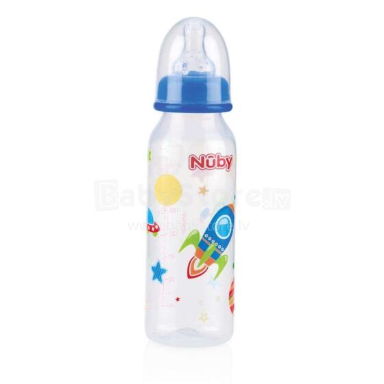 Nuby Art.1486 BLUE Anti-koliku barošanas pudele 240 ml