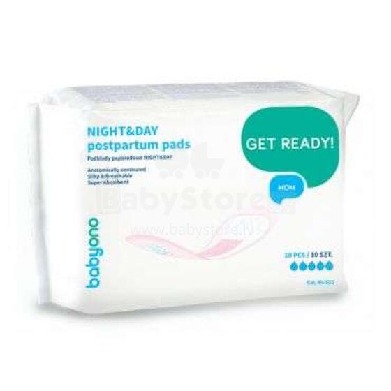 BabyOno Art. 512 Pēcdzemdību ieliktņi Night&Day (10 gab.)