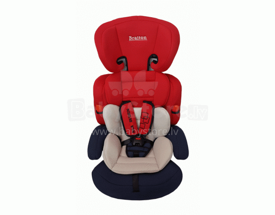 „Aga Design'18 Braiton Red Art“ 499236 automobilinė kėdutė nuo 9-36 kg