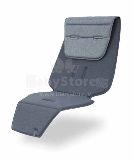 „Quinny '20 Seat Liner Art.11431“ grafito vežimėlio įdėklas iš 100% medvilnės