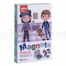 Apli Kids Magnets Dress Up  Art.17557   Магнитная игра ,40шт