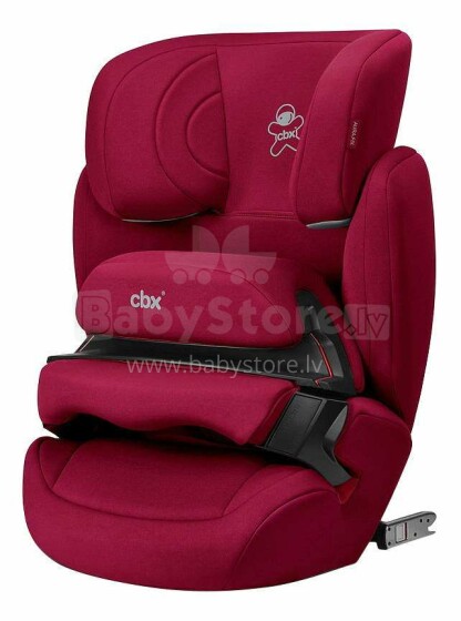 CBX by Cybex Aura Fix Art.518001597 Crunchy Red Naujoviška, ypač saugi vaikiška kėdutė automobiliui (9-36 kg)