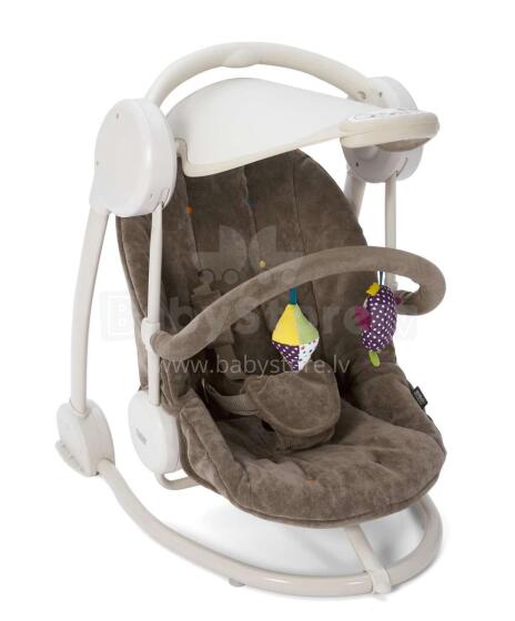 Mamas&Papas Timbuktales Art.114669 Šūpuļkrēsls ar regulējamo ātrumu, mūziku un rotaļlietu loku