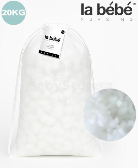 La Bebe™ Sintepon Refill 20 kg Art.114733 Piepildījums (DIY) — silikona bumbiņsintepons pakaviņiem, spilveniem, segām