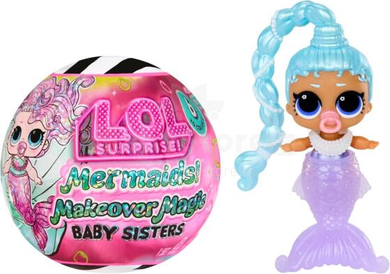 L.O.L. Surprise! Mermaids Makeover Magic Baby Sisters – куклы-русалки с изменением цвета (серия 1)