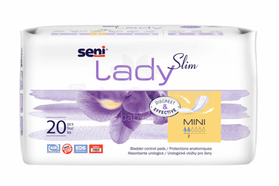 Seni Lady Slim Mini  Art.114806 урологические прокладки, 20 шт.