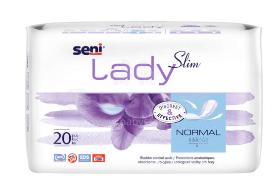 Seni Lady Slim Normal  Art.114819 урологические прокладки, 20 шт.