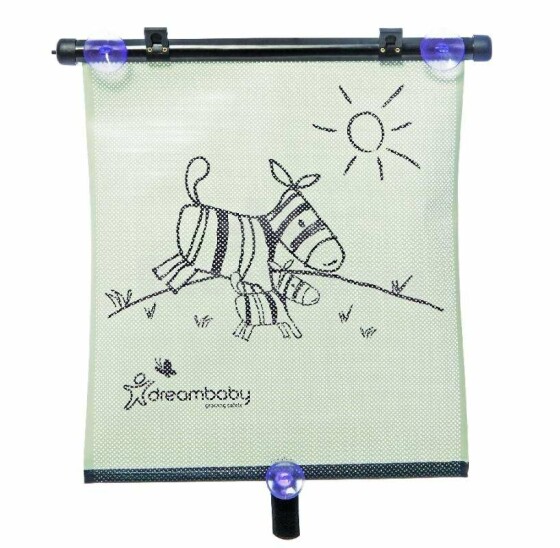 Dreambaby® Zebra Art.PCR237P Аutomašīnas saules aizsargs, 1 gab.