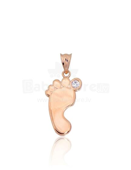Gold Jewellery Kids Art.1301016 Золотой кулон с цирконом
