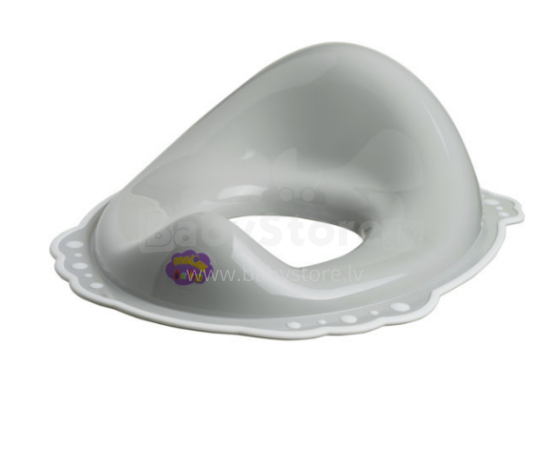 Maltex Classic Art.7224/15 Grey/White Накладка на унитаз