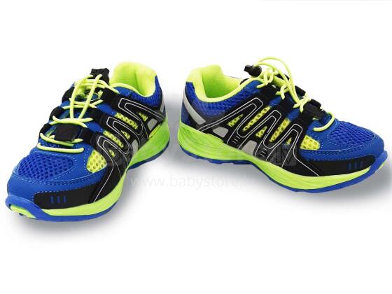 Strollers Art.65153 Black Blue Lime  Sneakers (28-35)