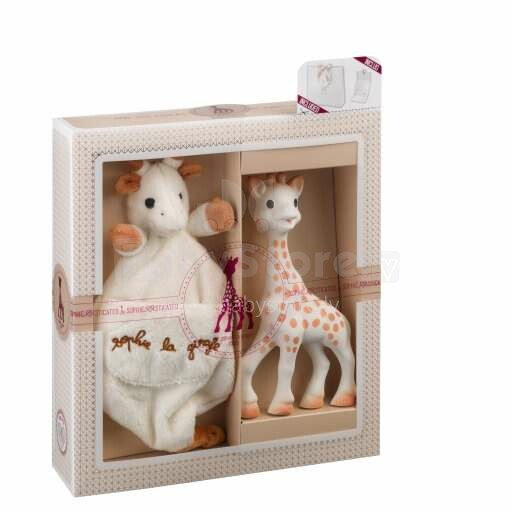 Vulli Sophie la Girafe Art.000003 Guminis kramtomasis žaislas + miego žaislas