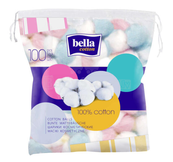 Bella Cotton Art.BC-083 Vates bumbiņas 100 gab.