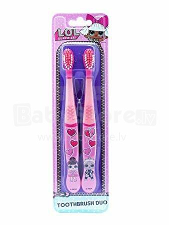 Cerda ToothBrush Lol Art.FL21922 Зубная щётка с мягкой щетиной,2 шт