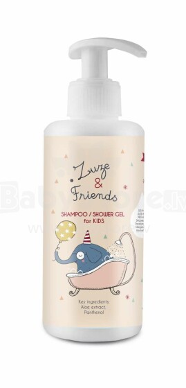 Zuze and Friends  Shampoo Art.115641  šampoon ja dušigeel, 250ml