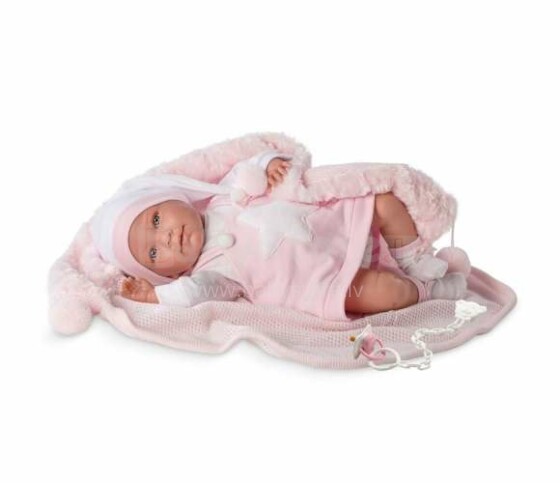 Llorens lėlė - kūdikis su garsu Lala 35 cm 40246