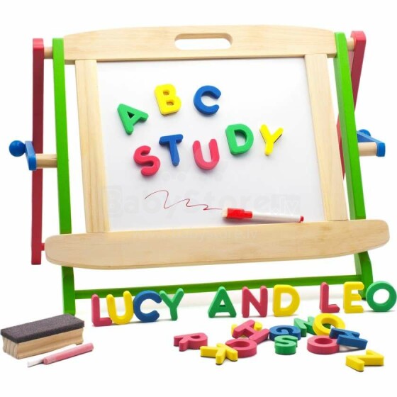 „Lucy & Leo Art.LL134“ dvipusė medinė lenta